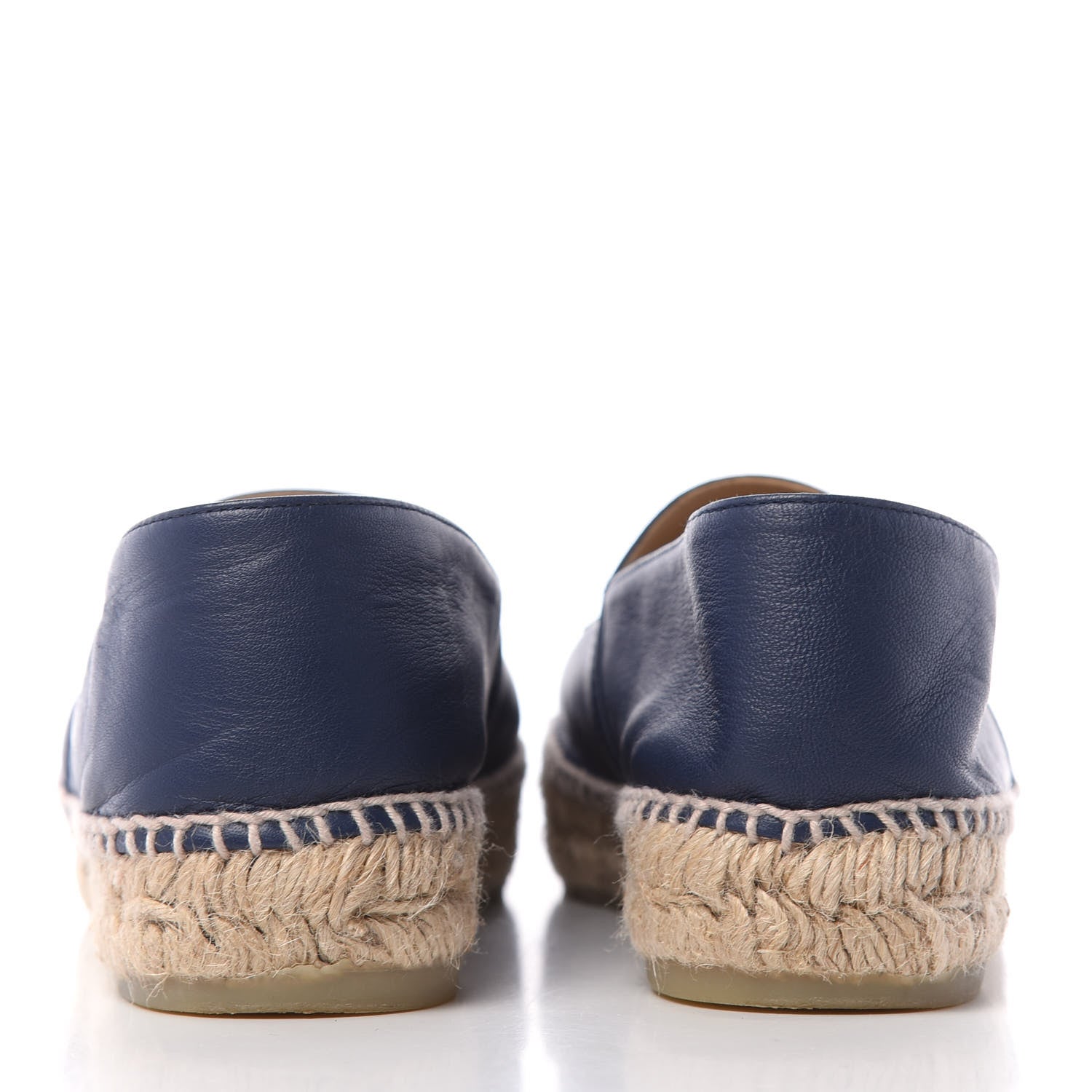 Chanel Lambskin CC Espadrilles 39 Dark Navy 7 of 11