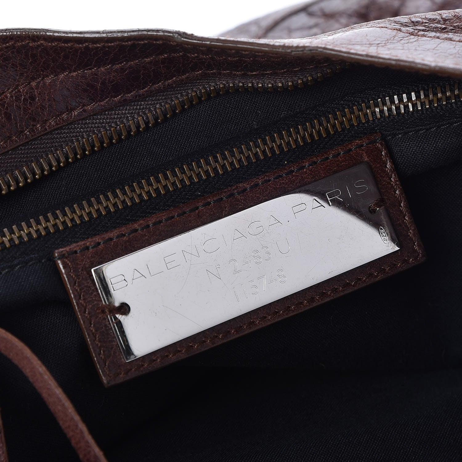 Balenciaga Chevre Classic Hardware City Mogano 6 of 8