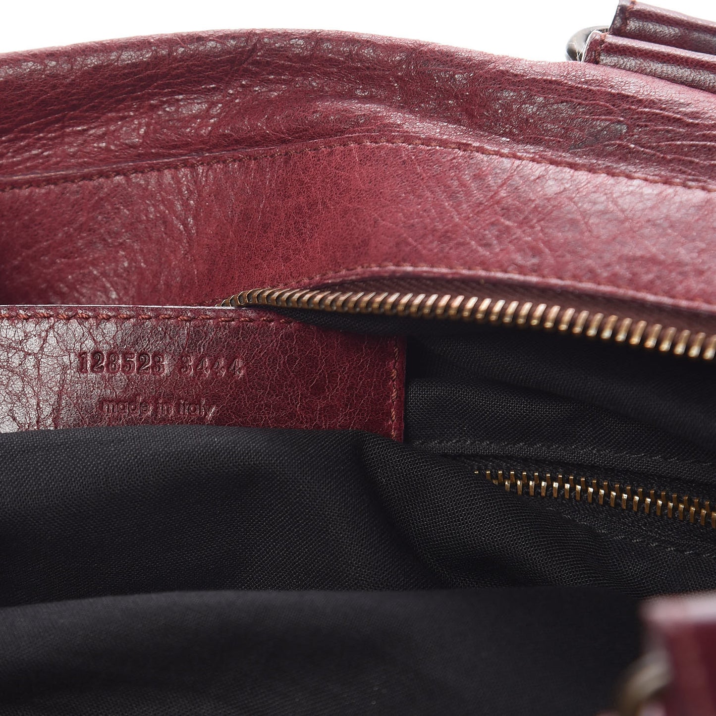 Chevre Classic Hardware Twiggy Rouge Grenat