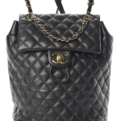 Chanel Lambskin Quilted Small Urban Spirit Backpack Black 7 of 9