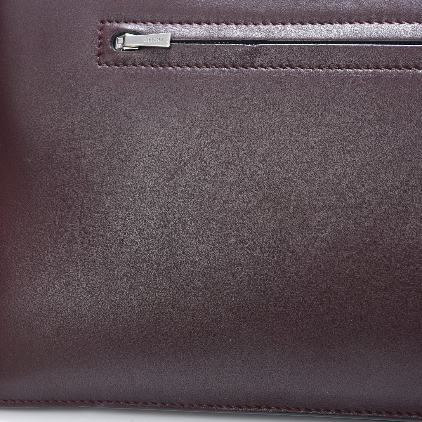 Suede Calfskin Pony Hair Medium Tri-Color Diamond Shoulder Bag Blood