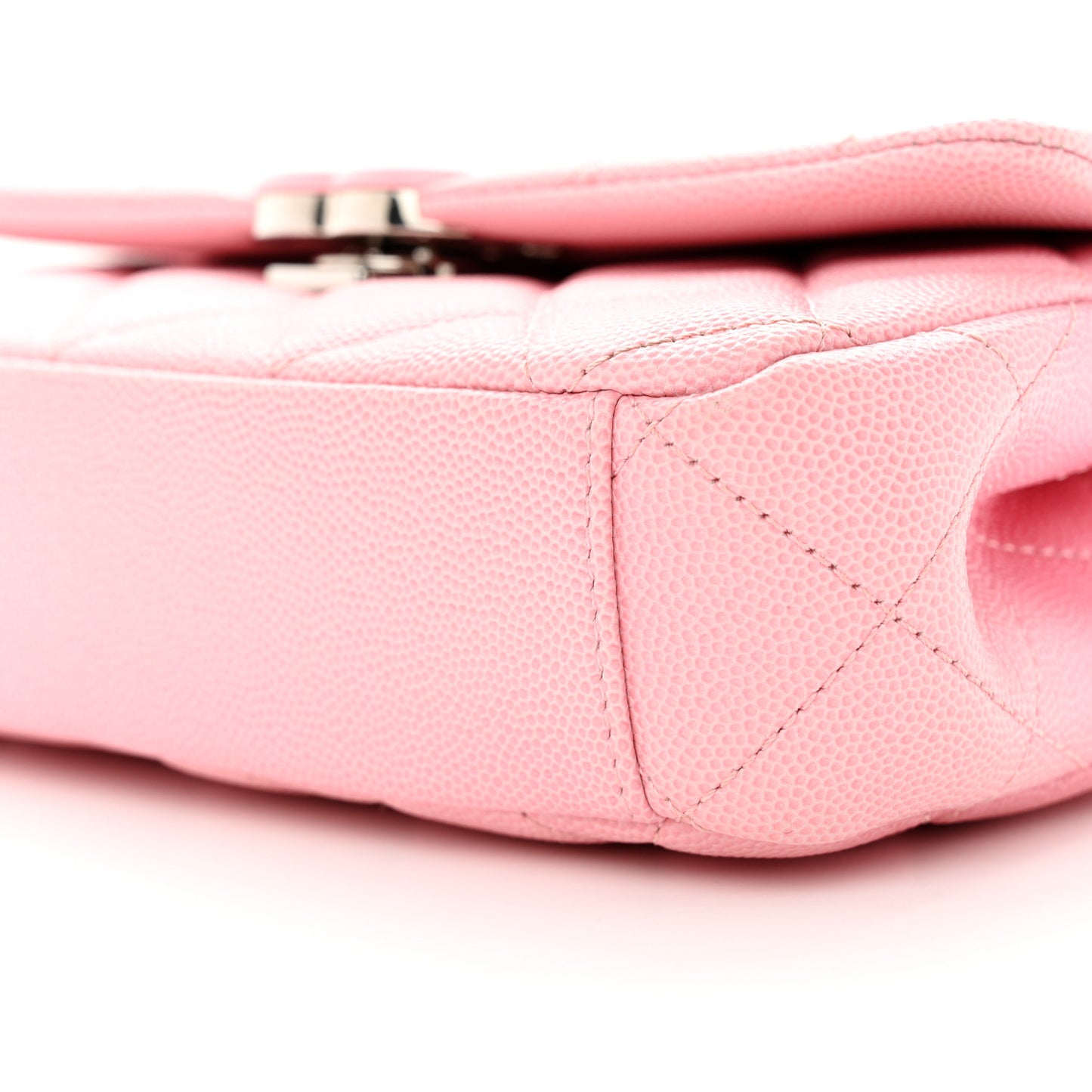 Shaded Caviar Quilted My Everything Small Flap Pink Light Pink