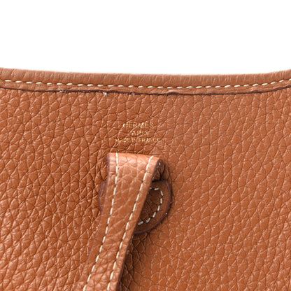 Hermes Taurillon Clemence Evelyne TPM Gold 6 of 10