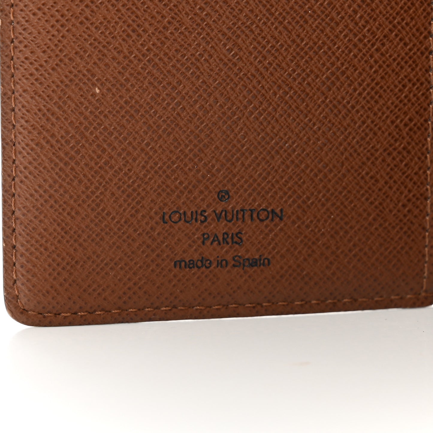 Monogram Checkbook Holder Case Wallet