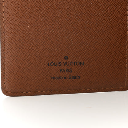 Louis Vuitton Monogram Checkbook Holder Case Wallet 6 of 8
