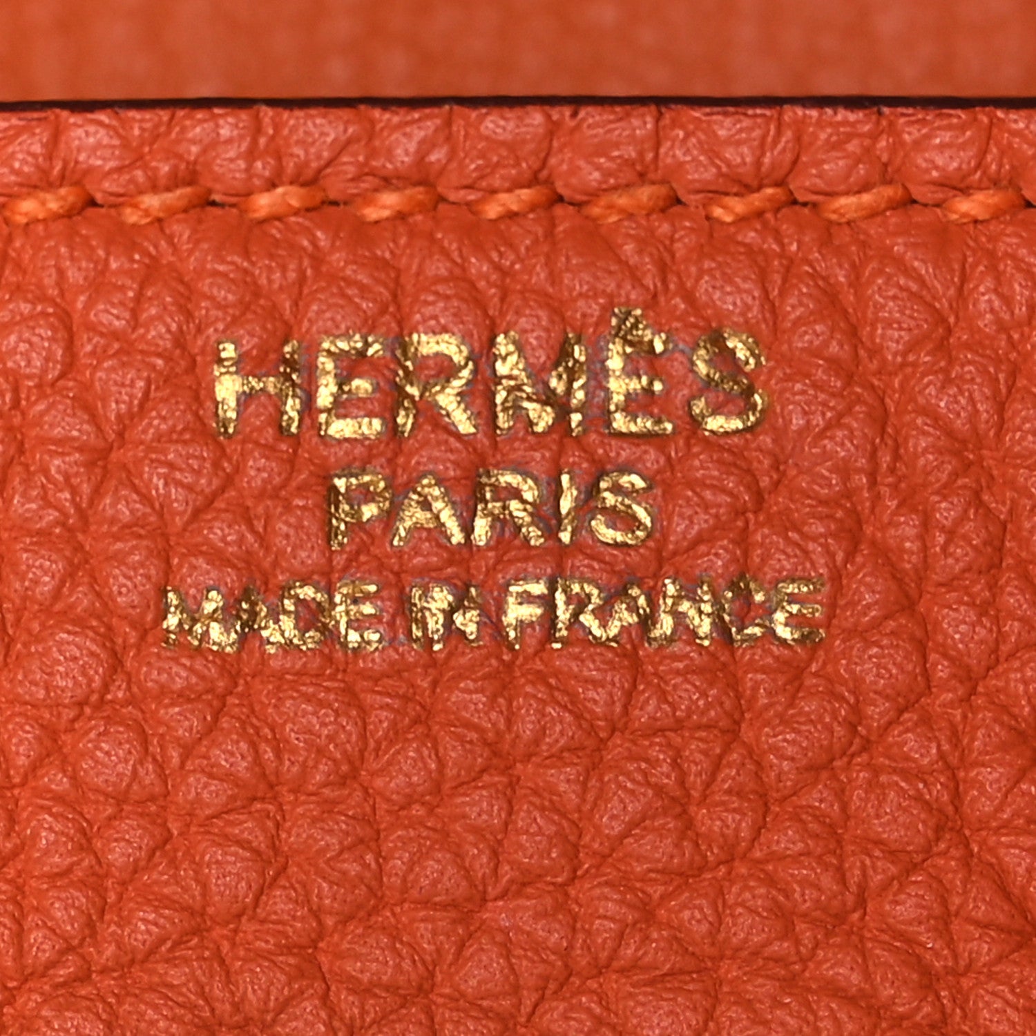 Hermes Togo BIRKIN 30 Orange 6 of 14