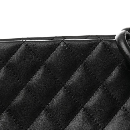 Chanel Calfskin Quilted Large Cambon Tote Black 13 of 15