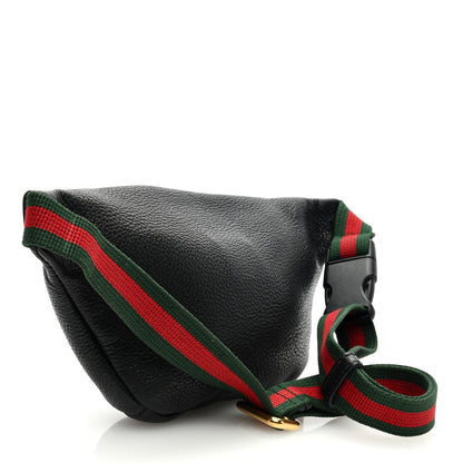 Gucci Grained Calfskin Small Logo Belt Bag Black 3 of 8