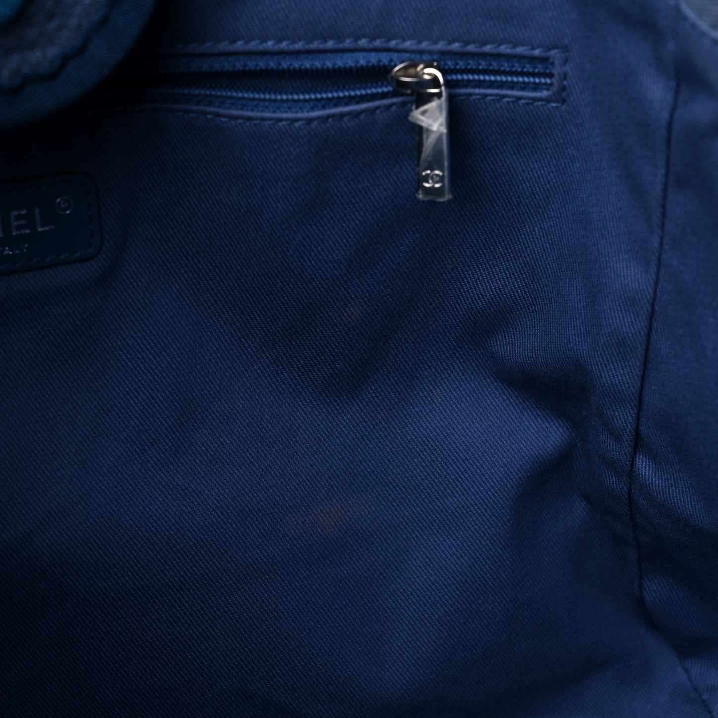 Canvas Medium Deauville Tote Blue
