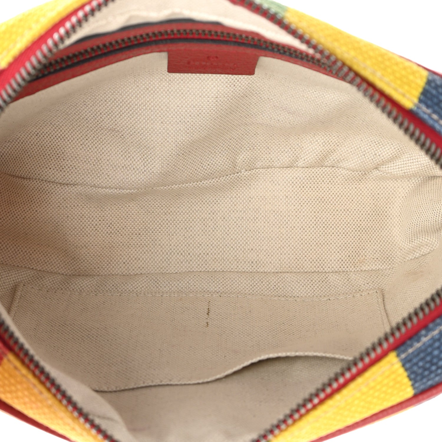 Gucci Canvas Marley Stripe Script Logo Gucci 100 Belt Bag Multicolor 5 of 13