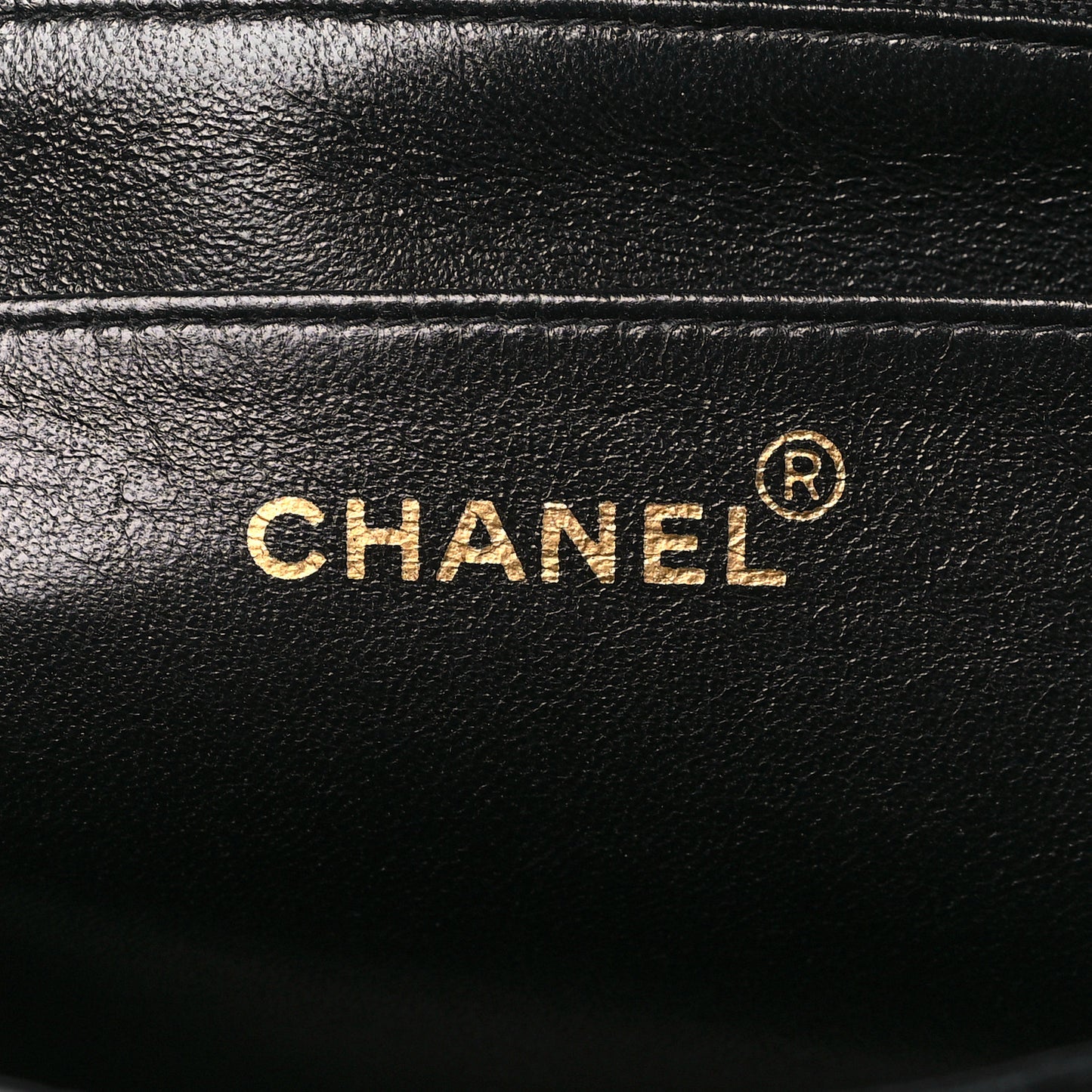 Lambskin Quilted XL Jumbo Single Flap Black