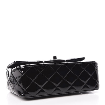 Chanel Patent Calfskin Quilted Mini Rectangular Flap Black 4 of 10