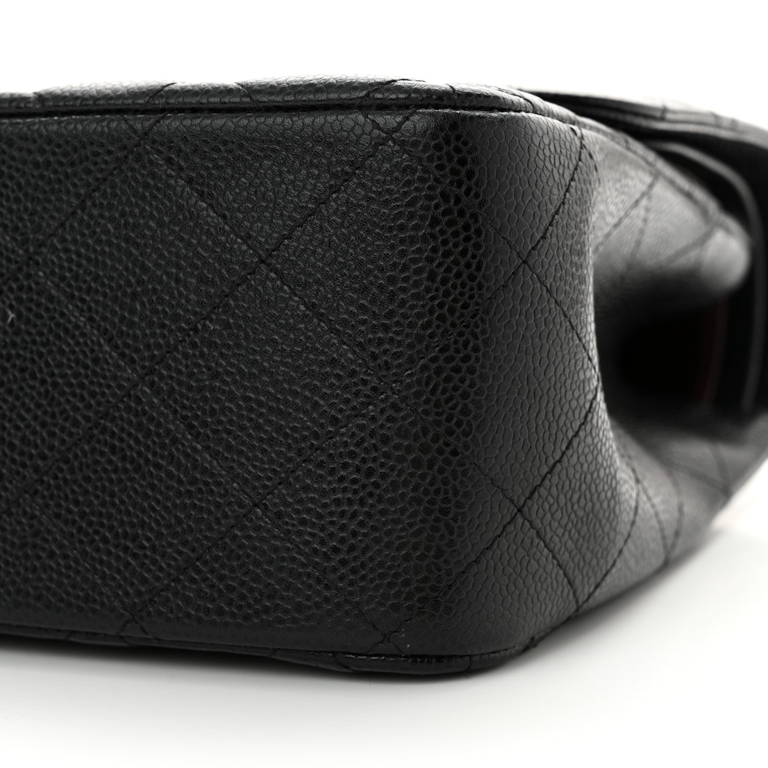 Chanel Caviar Quilted Jumbo Double Flap Black 10 of 13