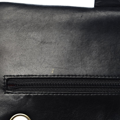 Chanel Lambskin Quilted Medium Double Flap Black 22 of 26