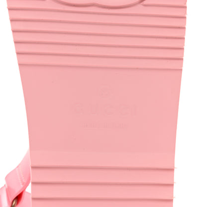 Gucci Rubber Mini Double G Womens Isla Dad Sandals 36 Wild Rose 6 of 8