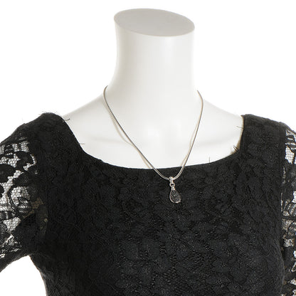 John Hardy Sterling Silver Black Sapphire Small Bedeg Lava Drop Pendant Necklace 2 of 4