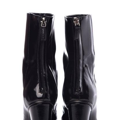 Gucci Patent Twiggy Horsebit Boot 36.5 Black 11 of 12