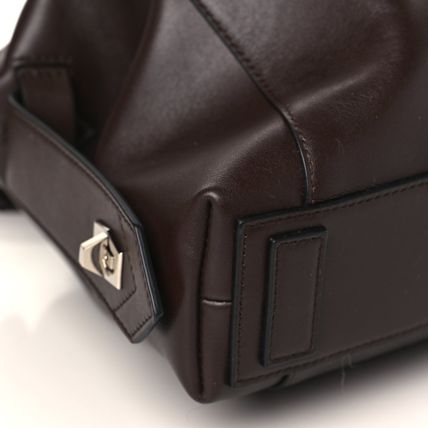 Smooth Calfskin Small Soft Antigona Dark Brown