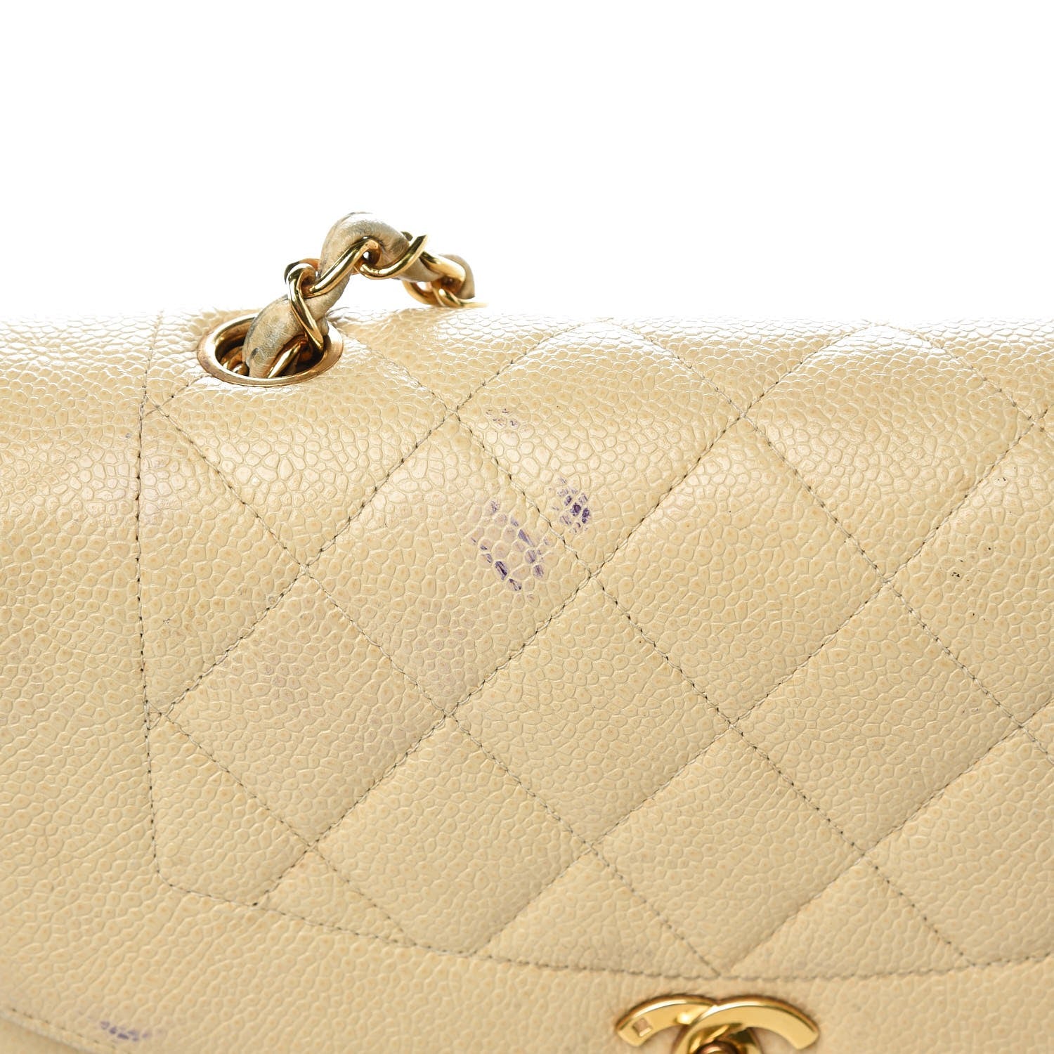 Chanel Caviar Quilted Small Single Flap Beige 12 of 22
