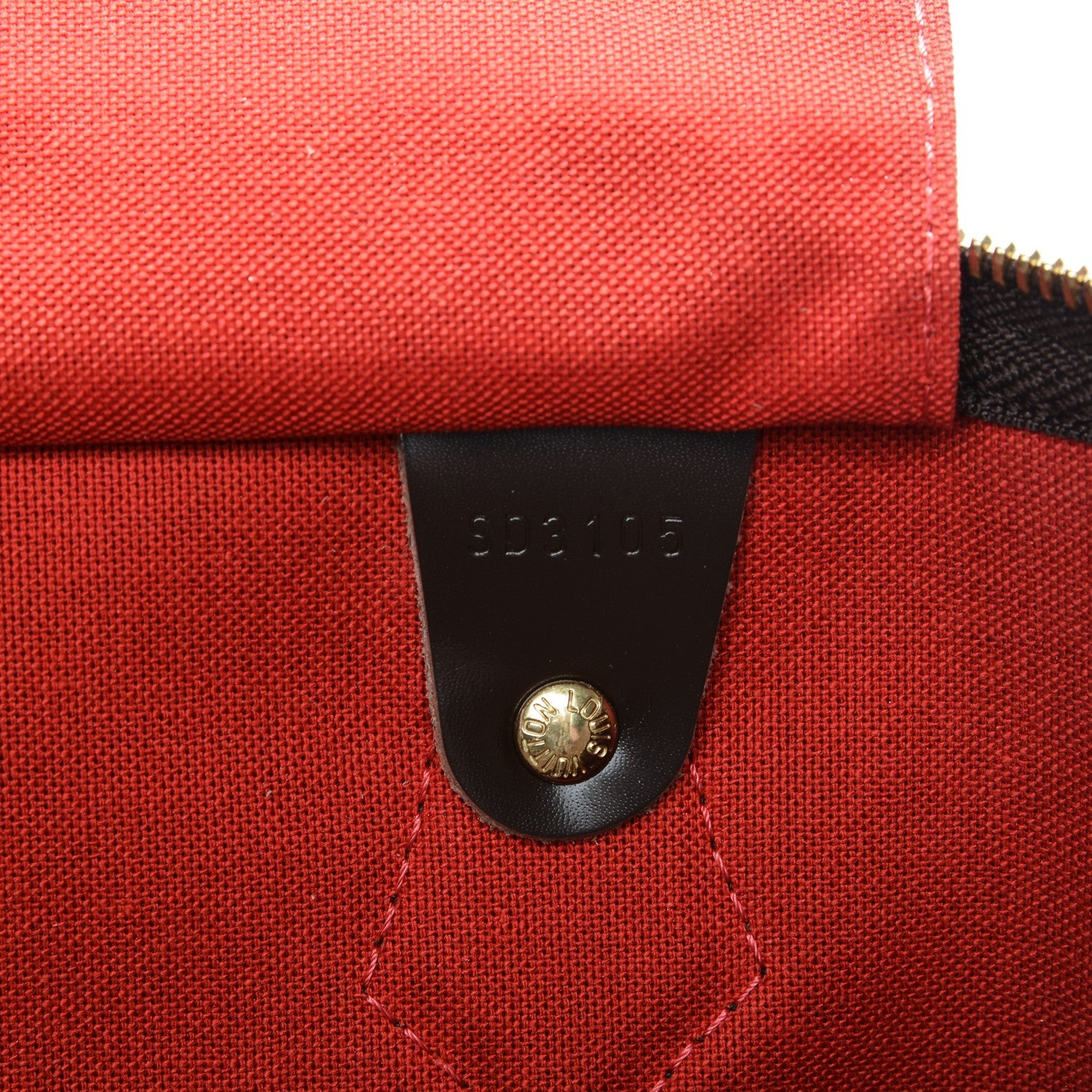 Louis Vuitton Damier Ebene Speedy 35 7 of 8