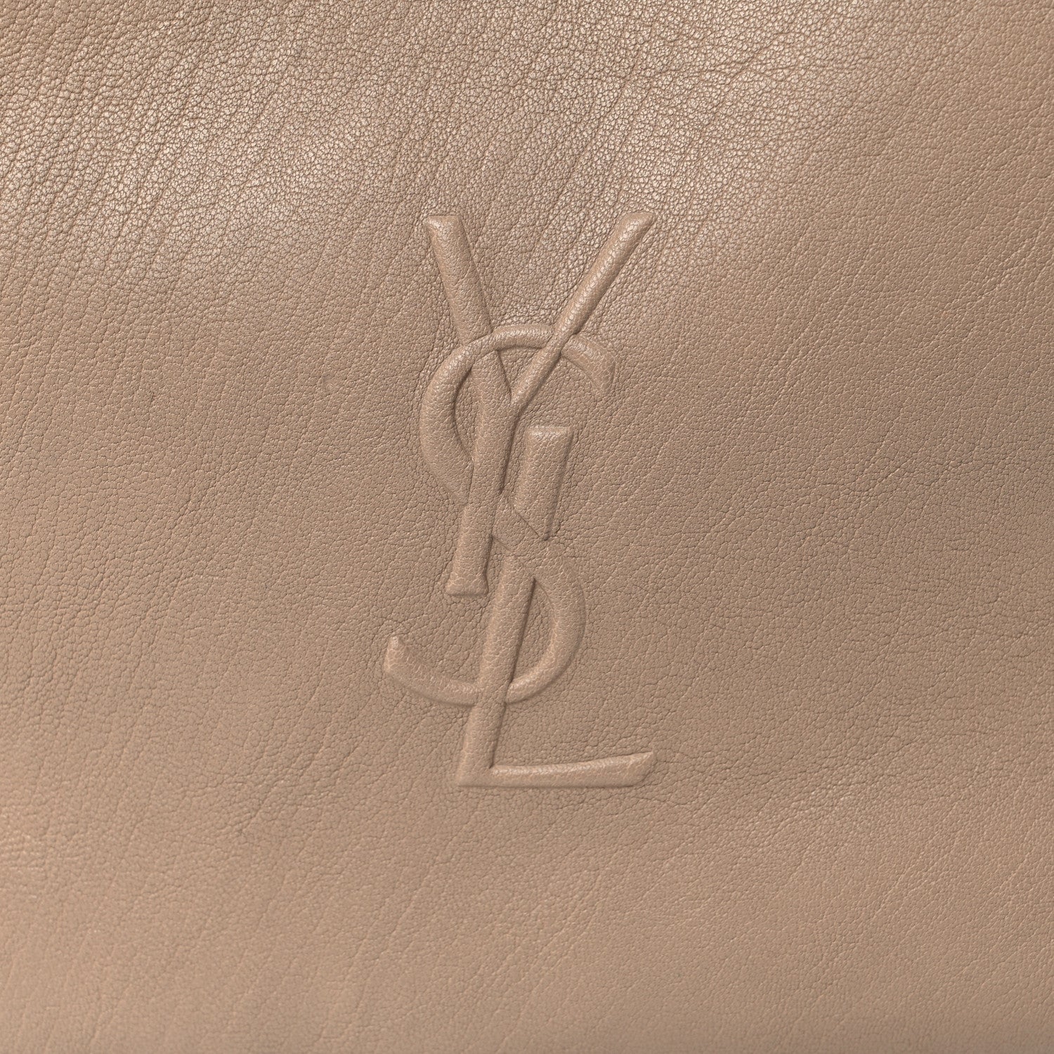 Saint Laurent Lambskin Monogram Small Lou Camera Bag Dark Beige 11 of 14