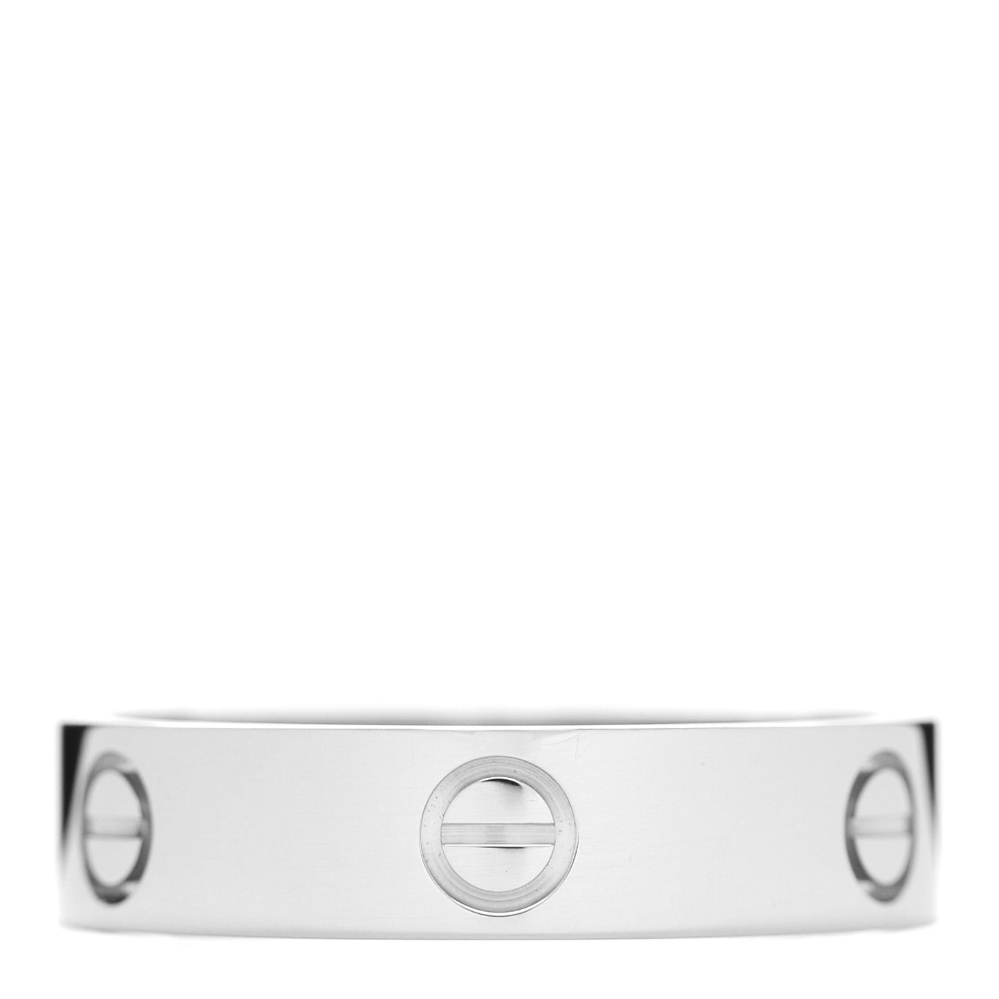 Platinum 5.5mm LOVE Ring 65 11