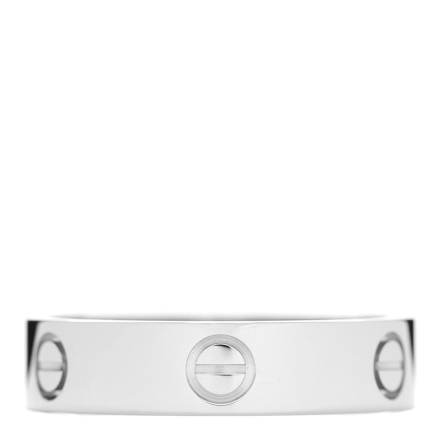 Cartier Platinum 5.5mm LOVE Ring 65 11 3 of 5