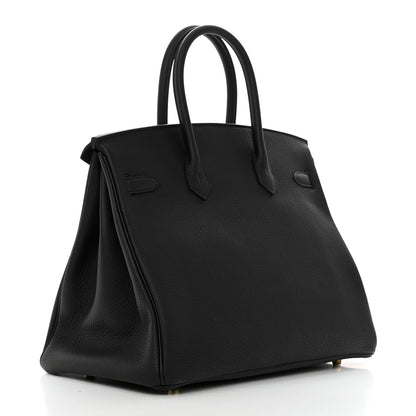 Hermes Togo Birkin 35 Black 2 of 11