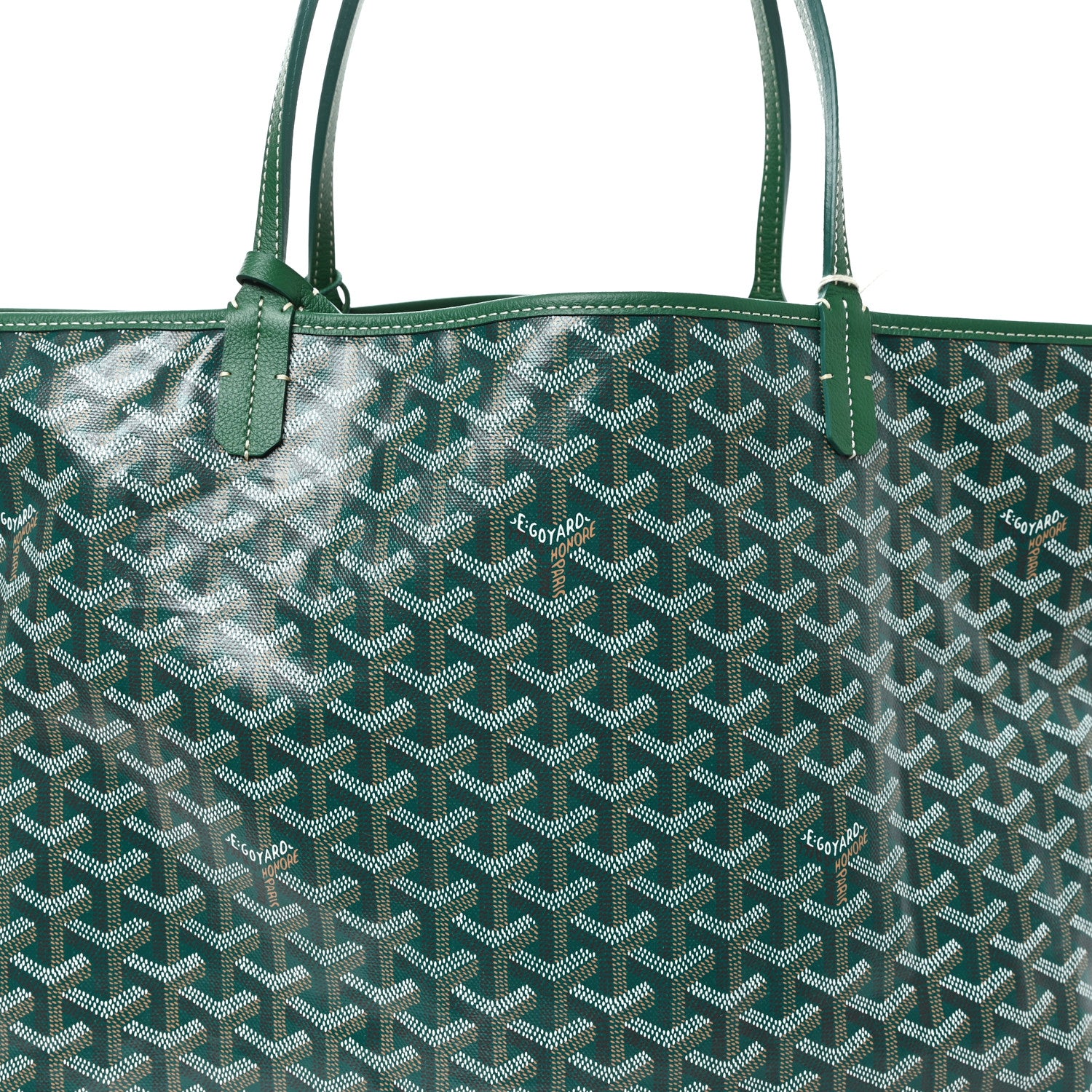 Goyard Goyardine Saint Louis GM Green 8 of 10