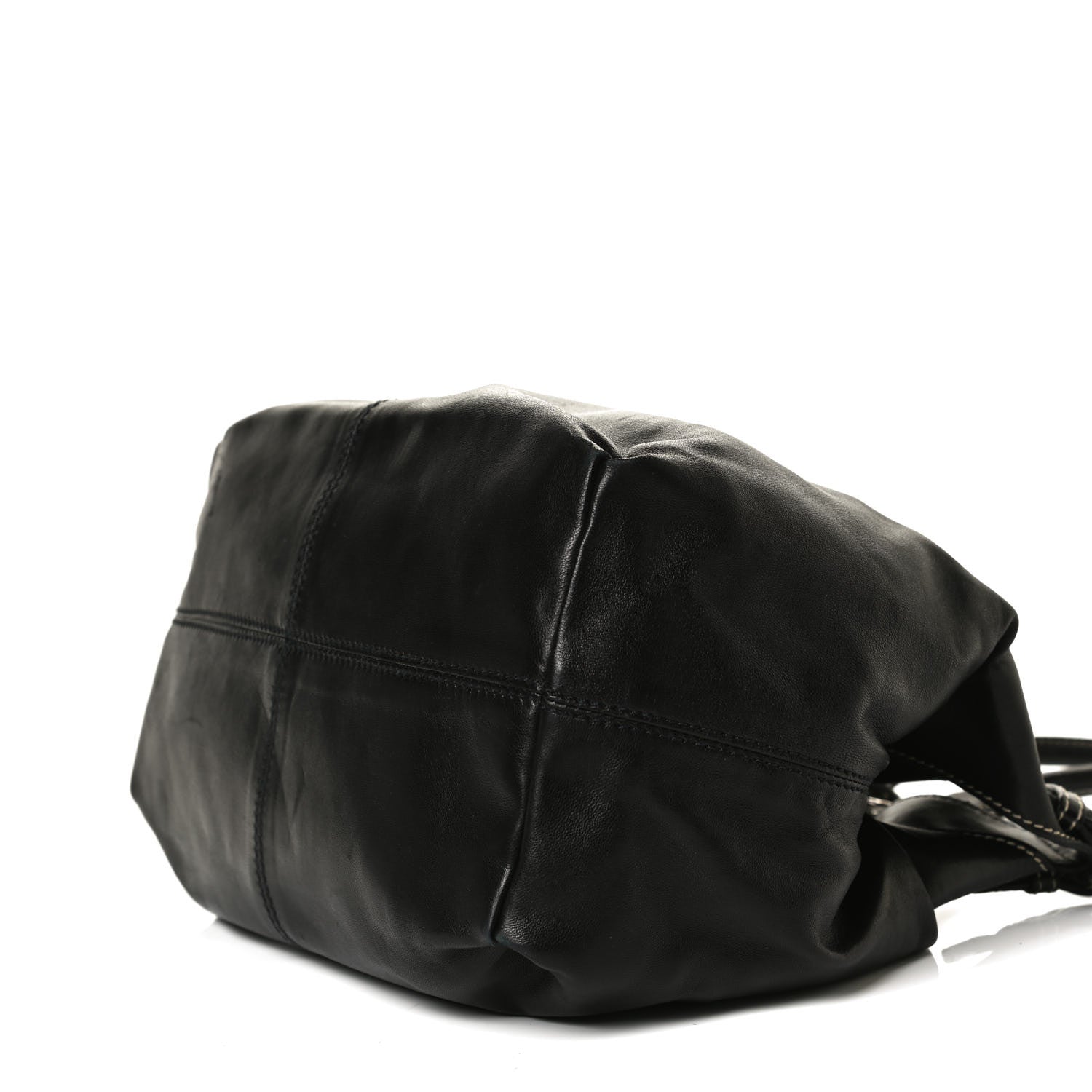 Prada Soft Calf Tote Black 10 of 14