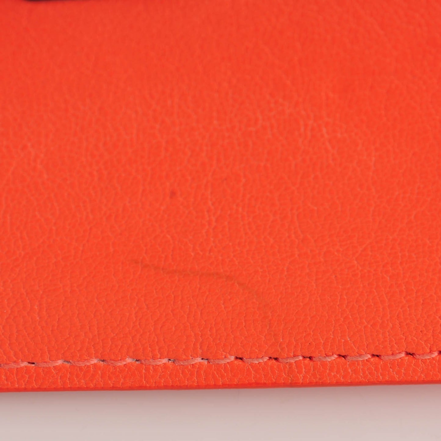 Lambskin PS1 Large Chain Wallet Grapefruit