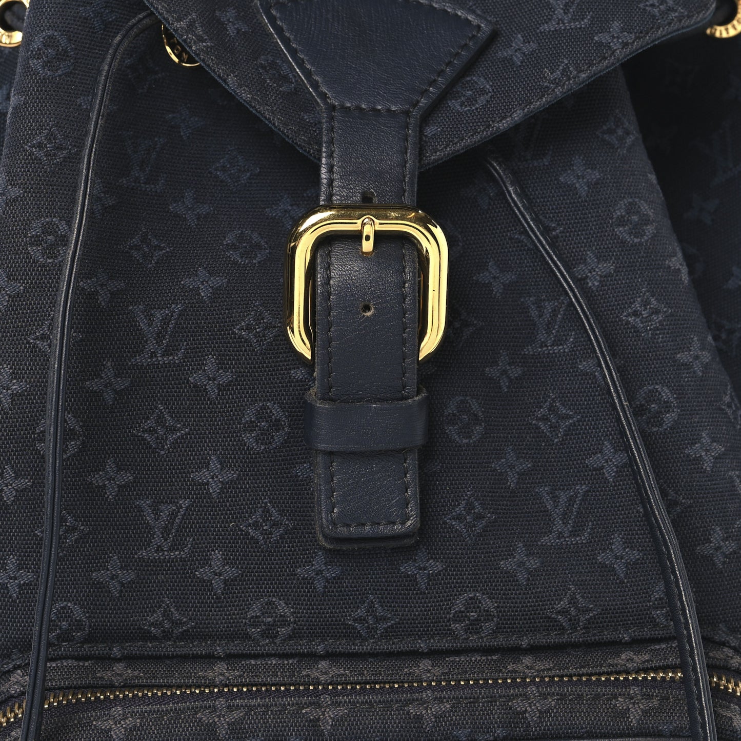Mini Monogram Montsouris GM Backpack Blue