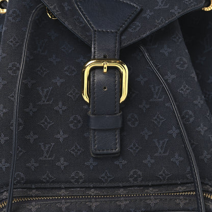 Louis Vuitton Mini Monogram Montsouris GM Backpack Blue 7 of 9