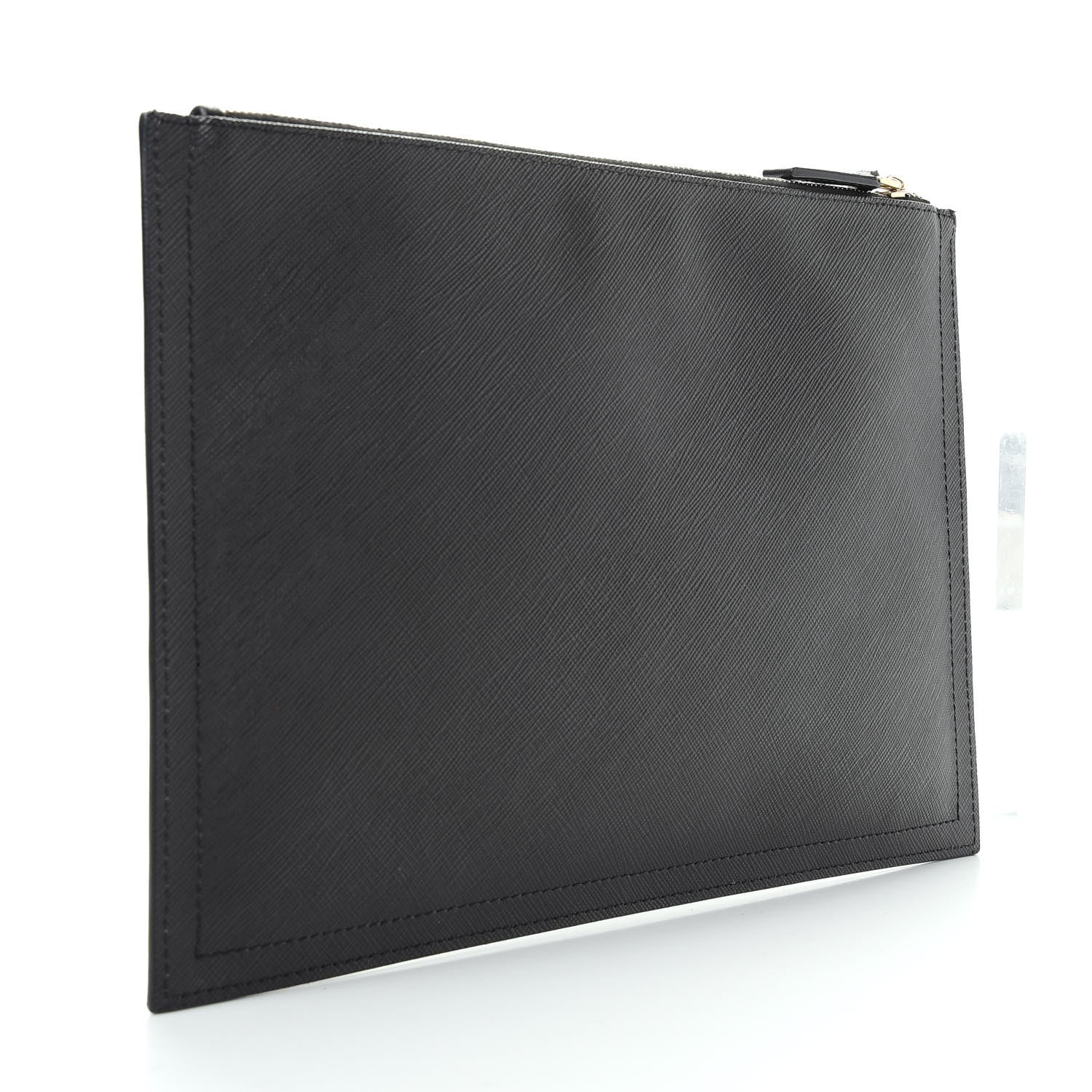 Givenchy Texutured Coated Canvas Rottweiler Print Medium Cosmetic Pouch Black 3 of 7