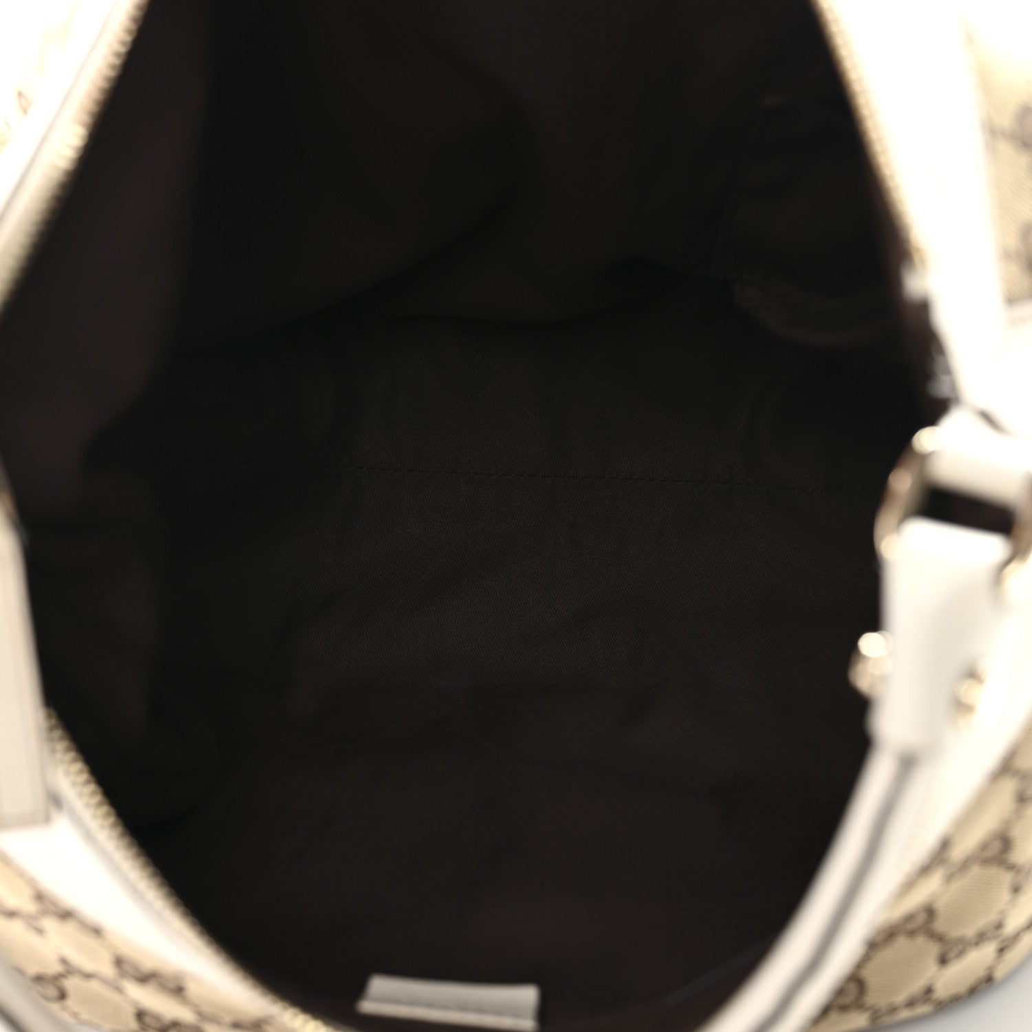 Gucci Monogram Large D Gold Hobo Off White 5 of 13