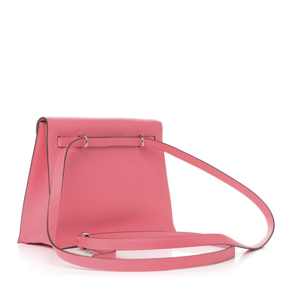 Hermes Evercolor Kelly Danse II Belt Bag Rose Azalee 2 of 12