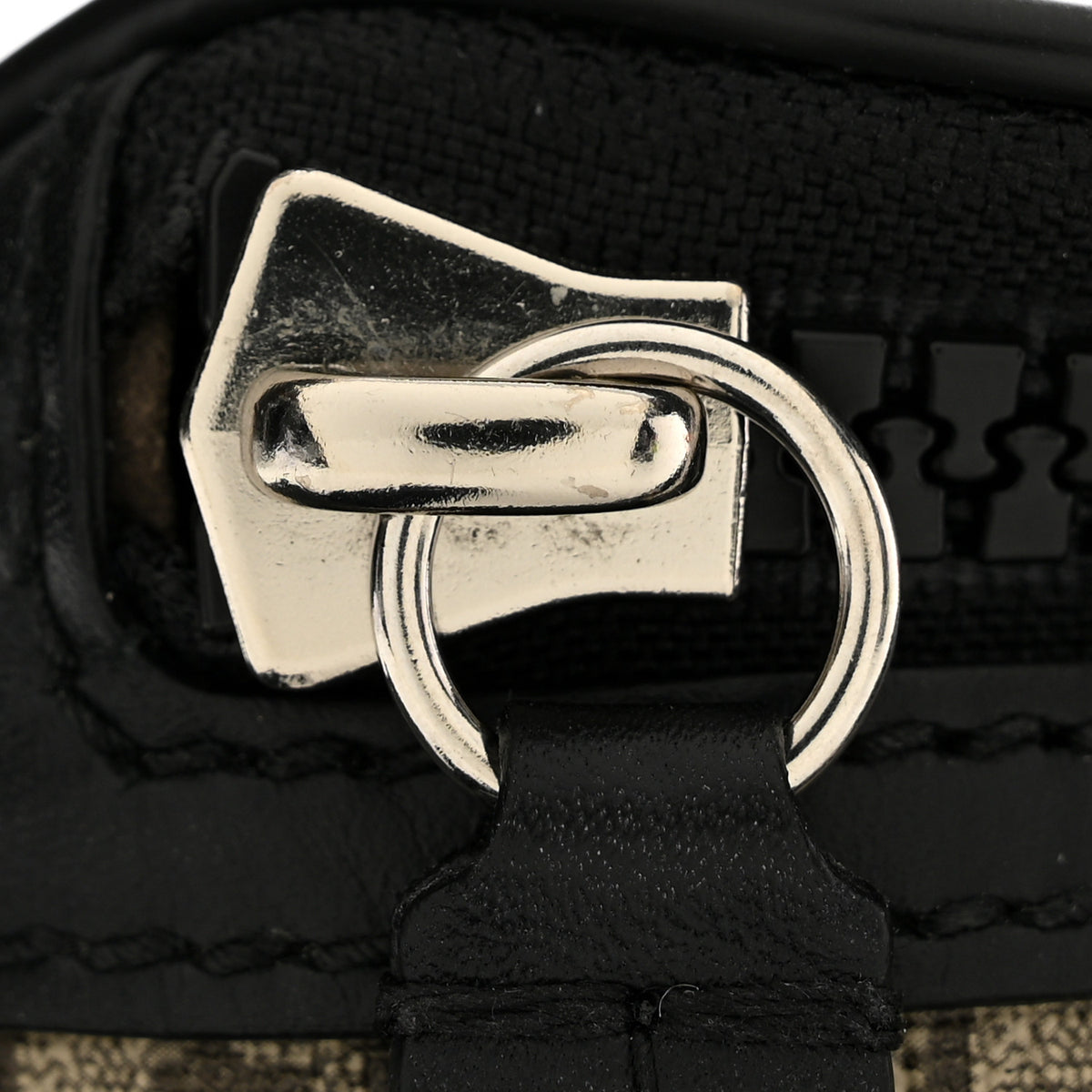 GG Supreme Monogram Belt Bag Black