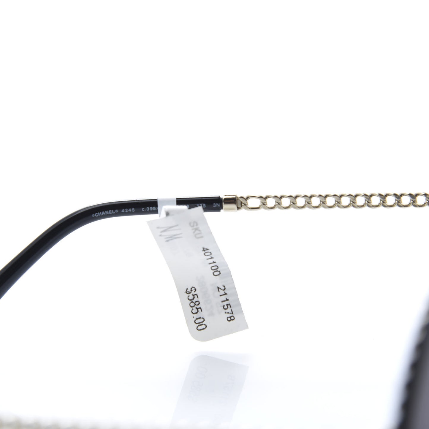 Round Chain Sunglasses 4245 Gold