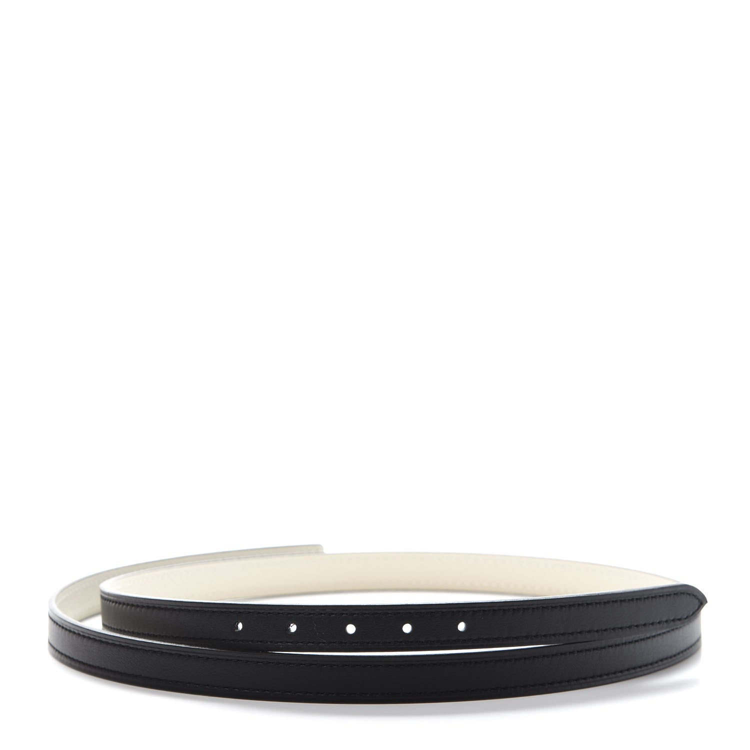 Hermes Swift Epsom 13mm Belt Strap 80 Black Craie 2 of 6