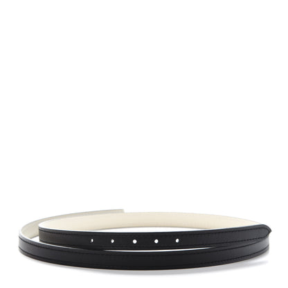 Hermes Swift Epsom 13mm Belt Strap 80 Black Craie 2 of 6