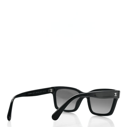 Chanel Acetate Square Sunglasses 5417 Black 4 of 8