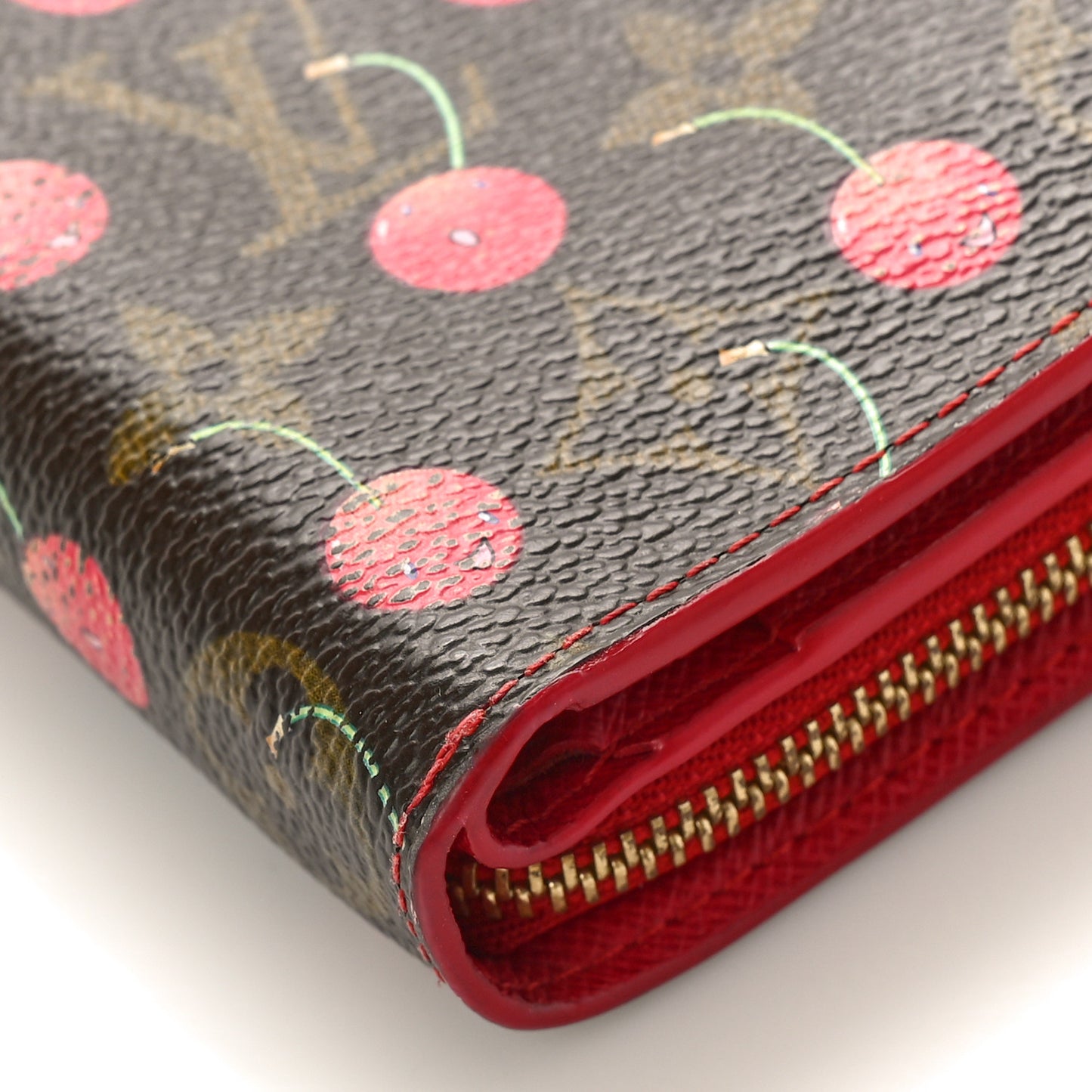 Monogram Cerises Compact Zippe Wallet