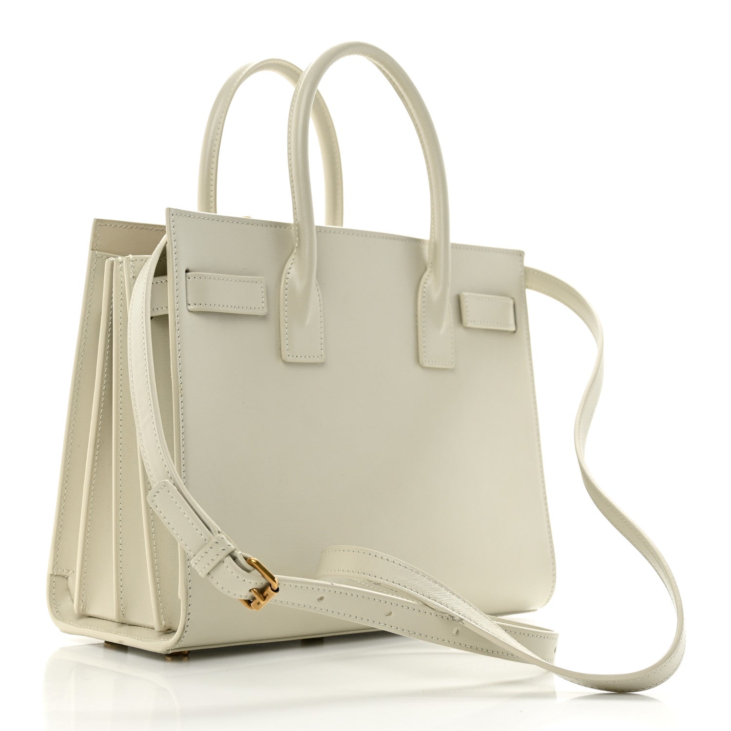 Saint Laurent Calfskin Small Sac De Jour Crema Soft 2 of 10