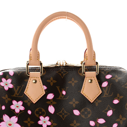 Louis Vuitton LV X TM Monogram Cherry Blossom Speedy Bandouliere 25 Sakura Brown 7 of 9