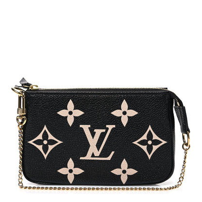 Louis Vuitton Empreinte Monogram Giant Mini Pochette Accessories Black 1 of 6