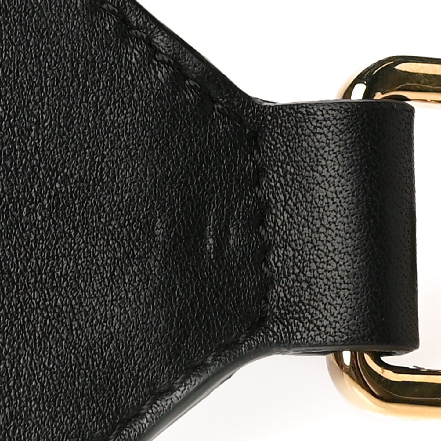 Ribbon Vitello Seta FF 1974 Adjustable Strap You Fango Marrone Black