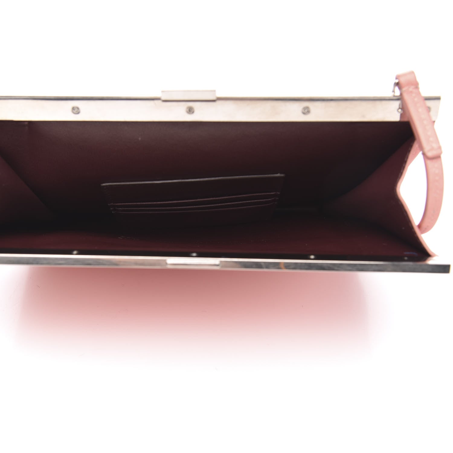 Celine Smooth Calfskin Mini Clasp Bag Pink 5 of 10