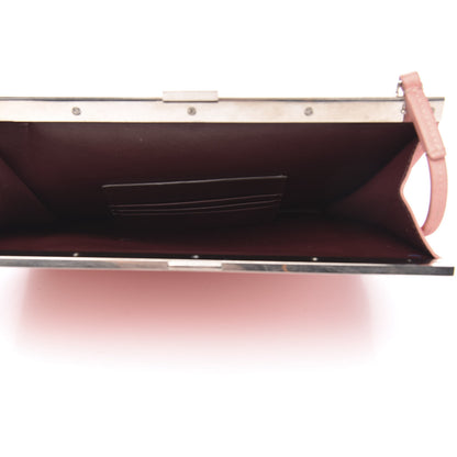 Celine Smooth Calfskin Mini Clasp Bag Pink 5 of 10