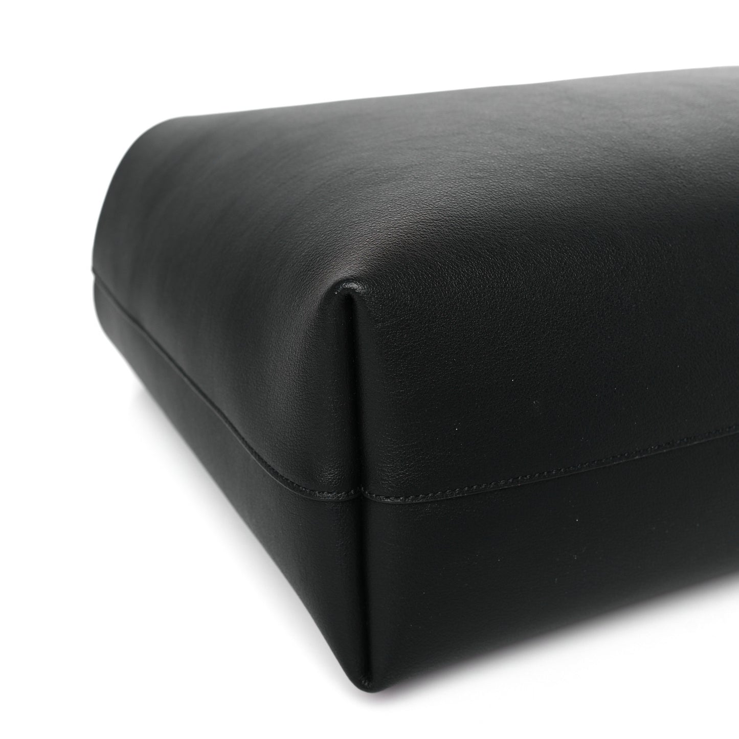 Calfskin Large Shopping Tote Black