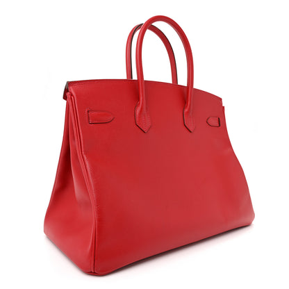Hermes Epsom Birkin 35 Rouge Casaque 3 of 12